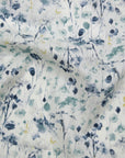 Flownny Watercolor Style Floral Cotton Lawn - Emerald Green NFA-1030-33