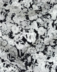 Flownny Line Drawing Flowers Lawn - Black NFA-1030-34