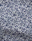 Flownny Petit Flowers Cotton Lawn - White x Blue NFA-1040-43