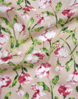 Flownny Watercolor Peony Cotton Lawn - Light Beige NFA-1050-51