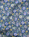 Flownny Poppy Garden Cotton Lawn - Navy NFA-1060-62