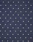 3mm Dot Cotton Lawn - Navy