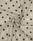 Ripple Dot Cotton Lawn - Grey