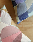 Pathway by Bookhou - Shapes Cotton Linen Sheeting - Pink Beige