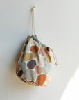 Pathway by Bookhou - Stones Cotton Linen Sheeting - Blue