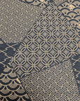Hand-dyed Japanese Pattern Cotton Slub Fabric KP-7090-9