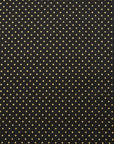 Glittery Dot Cotton Shirting - Black
