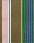Dynamic Stripes Cotton Oxford - Green Multi