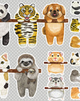 Home Deco Swinging Friends Panel Fabric YGA-91080-1