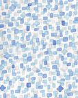 Pastel Geometric Cool Breeze Double Gauze - Blue YGA-91090-1