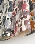 Art Animal Cats Cotton Linen Canvas - Pink YGA-91060-1