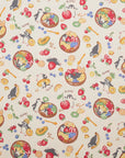 Delicious Animal Acai Bowl Penguin Cotton Oxford - Light Beige YGA-91070-2
