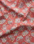 Savannah Animals Cotton Sheeting - Red YGA-91110-3