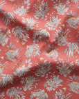 Savannah Animals Cotton Sheeting - Red YGA-91110-3