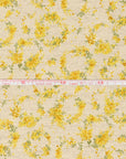 Mimosa Wreath Cotton Linen Sheeting