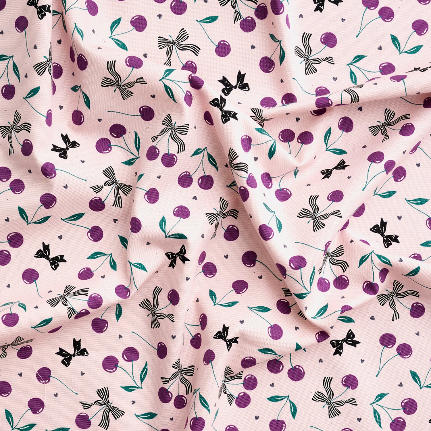 Cherry Bonbon Cotton Oxford | Kokka Fabrics