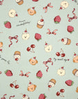 Sweetie Cupcakes Cotton Oxford - Light Blue