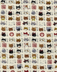 Japanese Cats Cotton Oxford YPA-56030-2