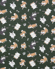 Stubborn Shiba Inu Cotton Oxford - Green
