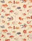 Japanese Goldfish Cotton Oxford - White