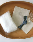 Embroidery Cat Brooch Kit - Hydrangea