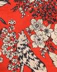 Echino Wonder Cotton Linen Canvas - Red