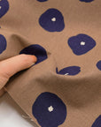 Echino Fluff Cotton Linen Canvas - Brown