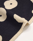 Echino Fluff Cotton Linen Canvas - Black