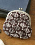 Kogin Clasp Purse Kit - Coffee