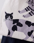 echino Neko Noe CAT CAT Cotton Linen Canvas