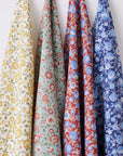 Posey Flowers Cotton Linen Sheeting