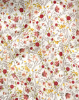 Flownny Berry Bloom Cotton Lawn - White x Red NFA-1030-36