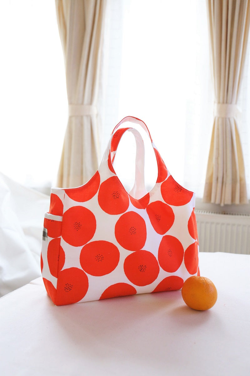 Tote Bag with Side Pockets -Sewing Instructions