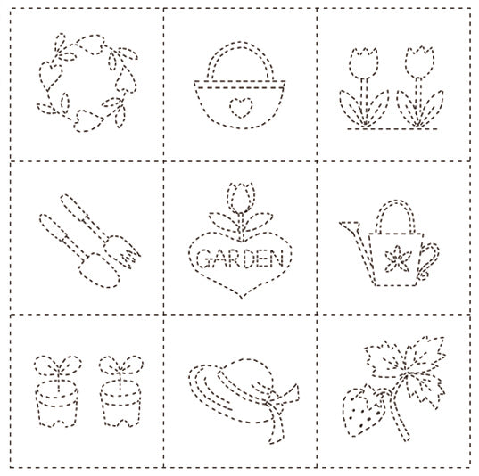 Daruma Sashiko Cloth Yume Fukin