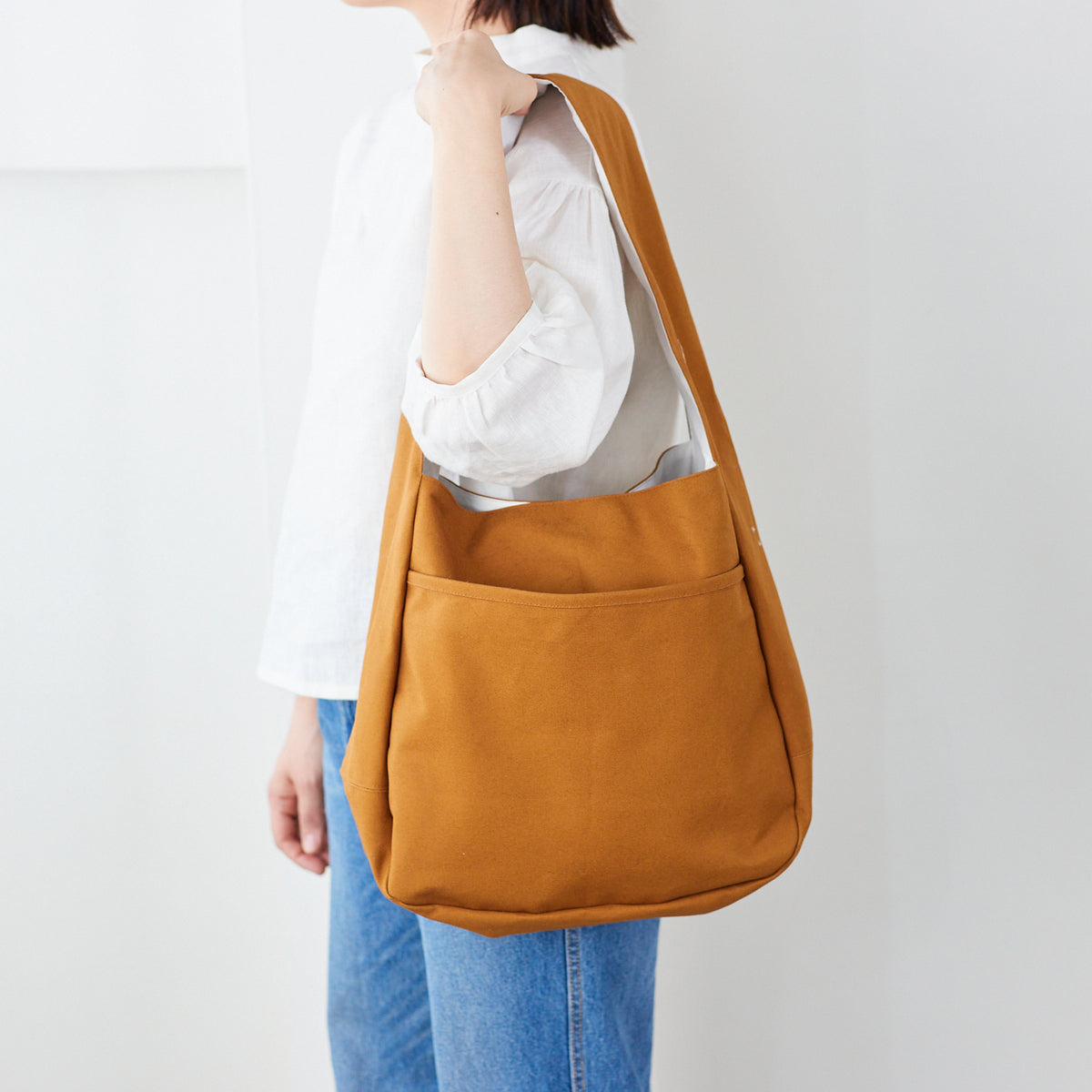 Slouch Shoulder Tote Bag Digital PDF Pattern & Illustrated Sewing Inst ...