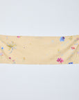 [Kokka Lifestyle] nani IRO Double Gauze Tenugui - Hana no toki niwa - Light Beige