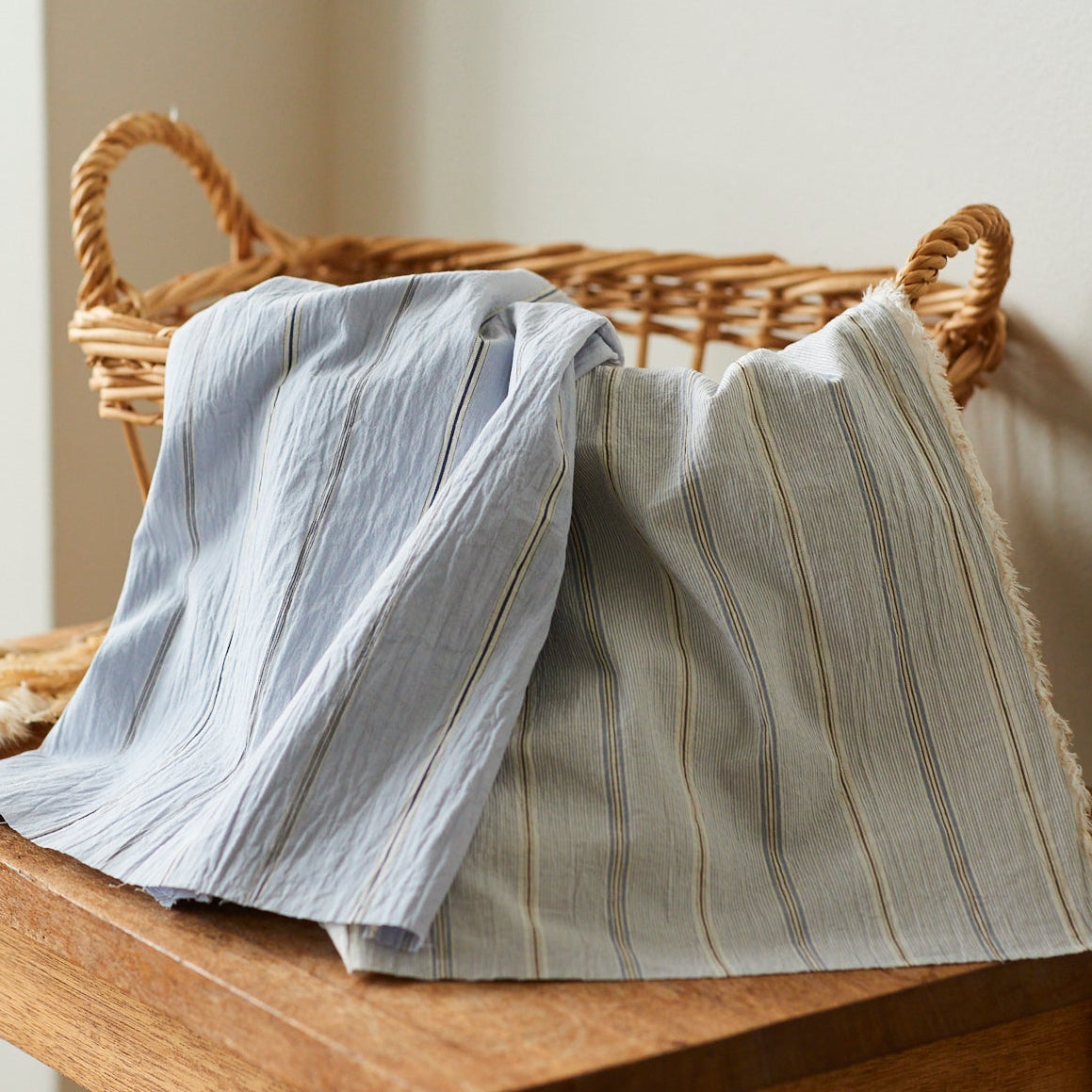 Yarn Dyed Craft Washer Stripe Organic Cotton Broadcloth