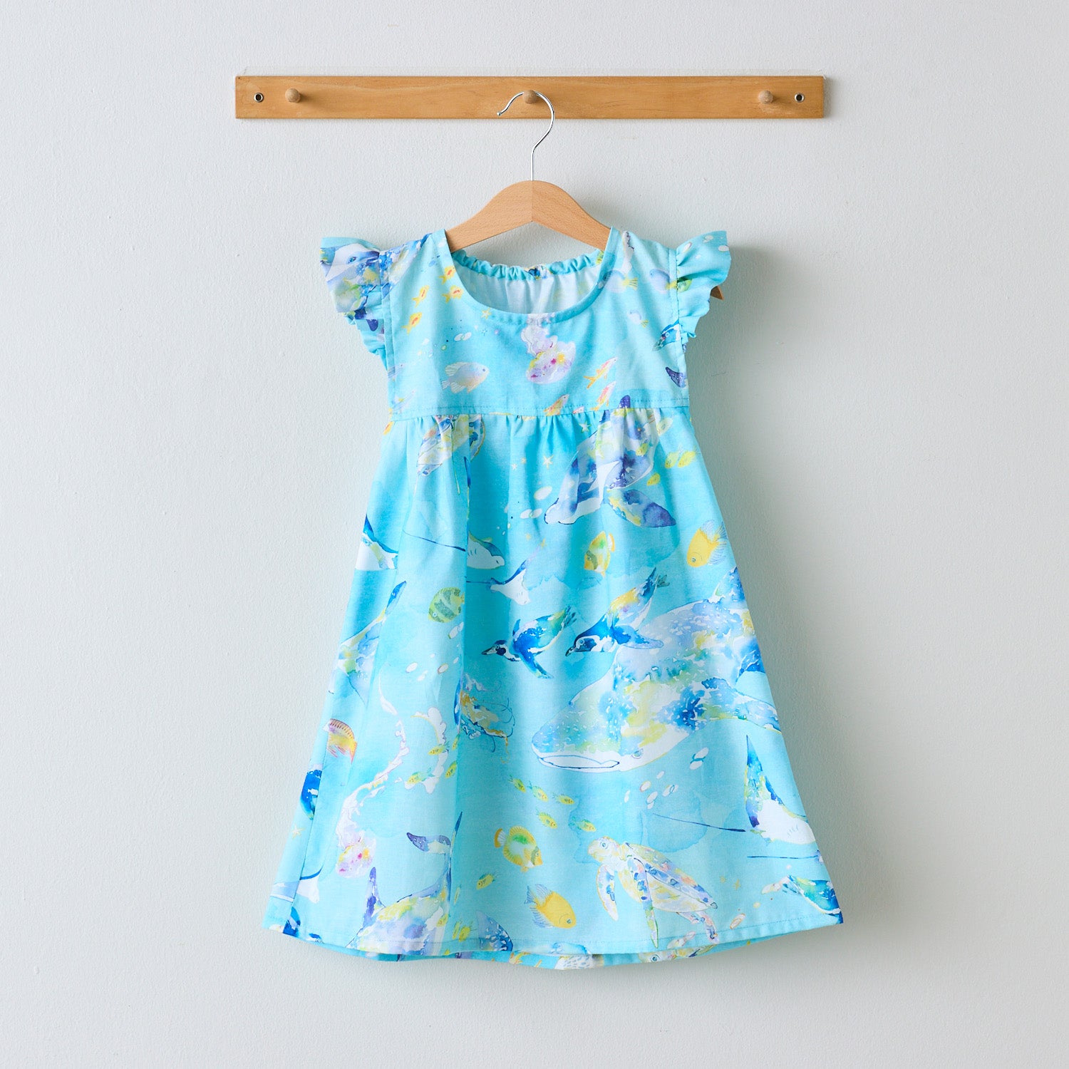 Aquarium Animals Printed Cotton Sheeting