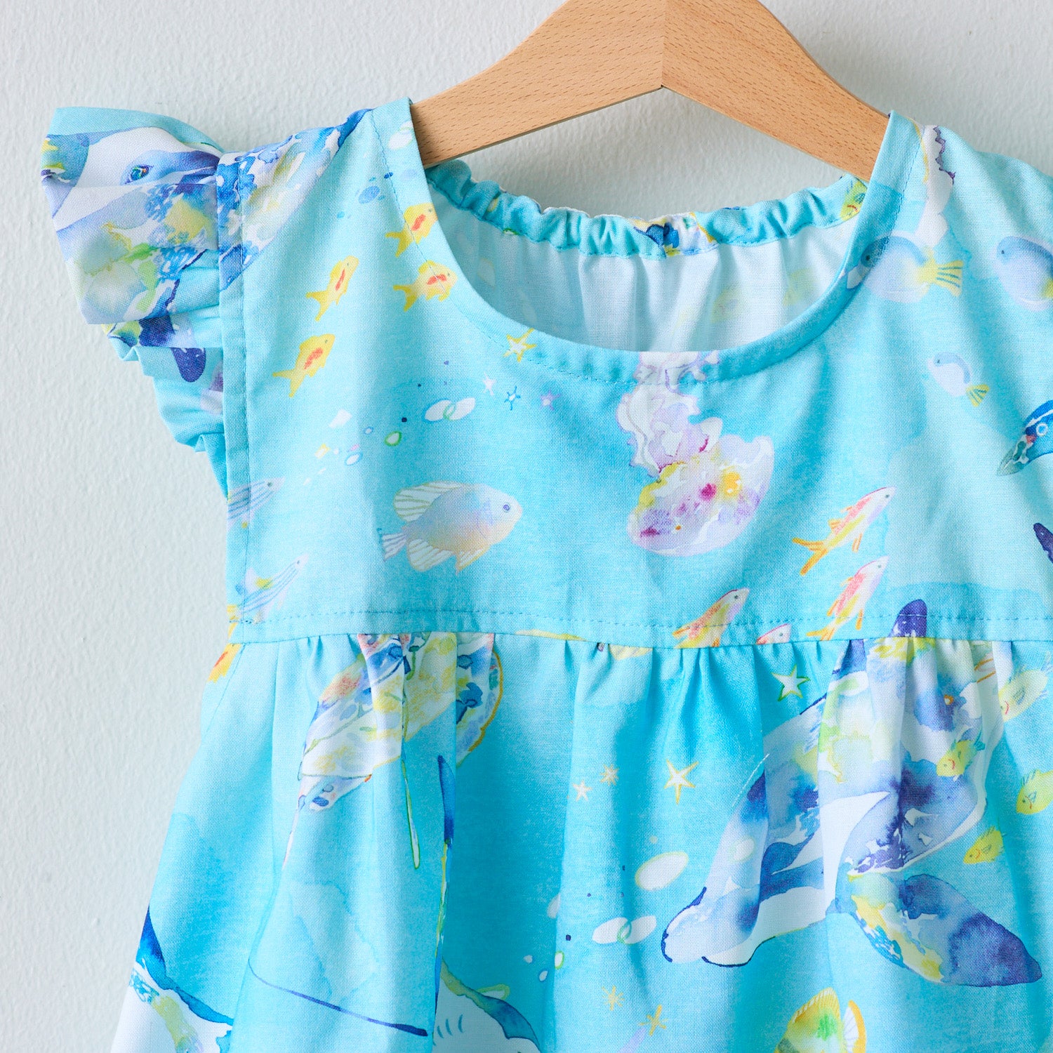 Aquarium Animals Printed Cotton Sheeting