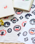 Sanae Sugimoto Cat Days Cotton Linen Sheeting EGX-9230-1