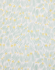 Floral Cool Breeze Cotton Sheeting - White YGA-91100-1