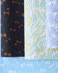 Floral Cool Breeze Cotton Sheeting - White YGA-91100-1