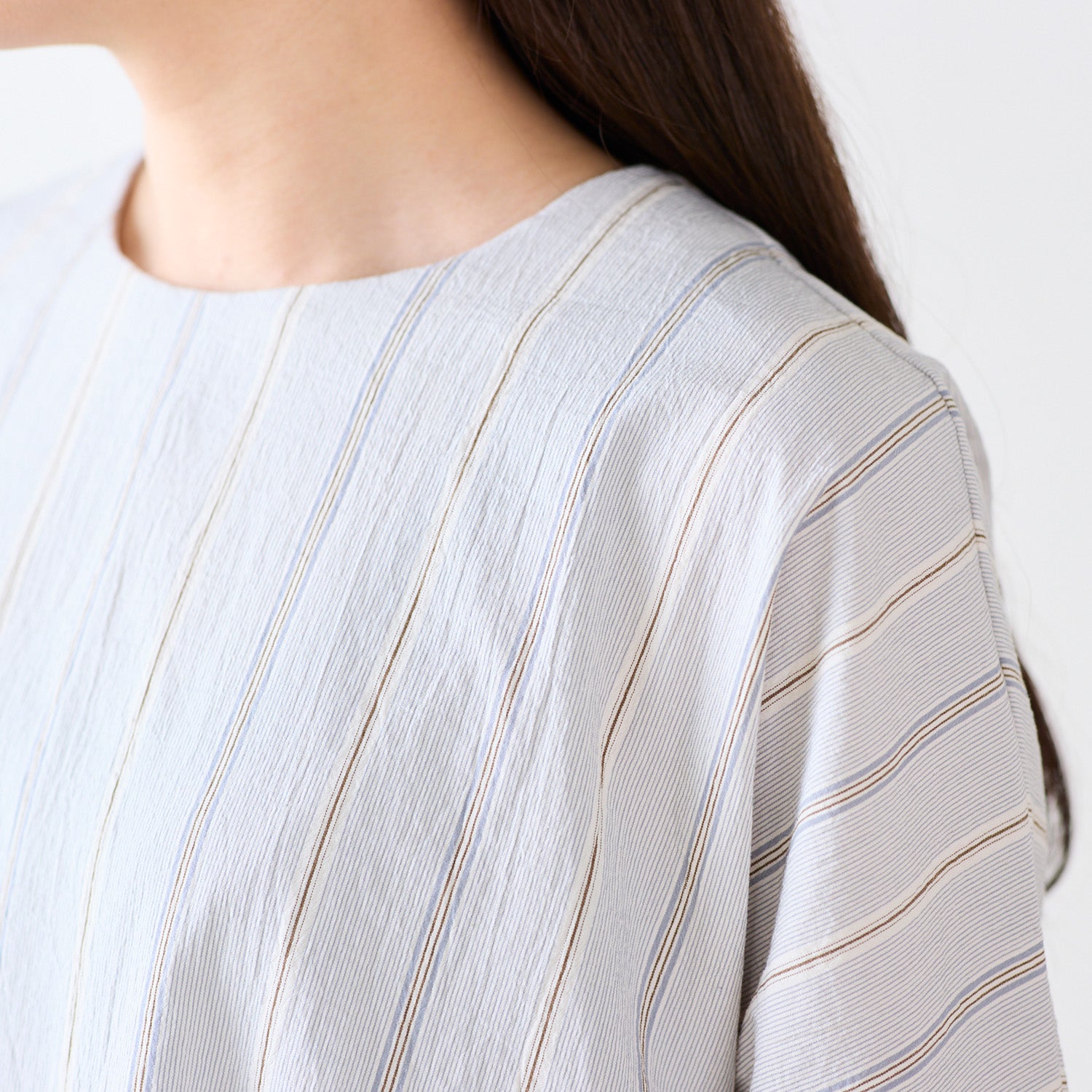 Yarn Dyed Craft Washer Stripe Organic Cotton Broadcloth | Kokka