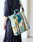 KESHIKI Office Street Cotton Viyella - Pink x Blue EKX-4800-1
