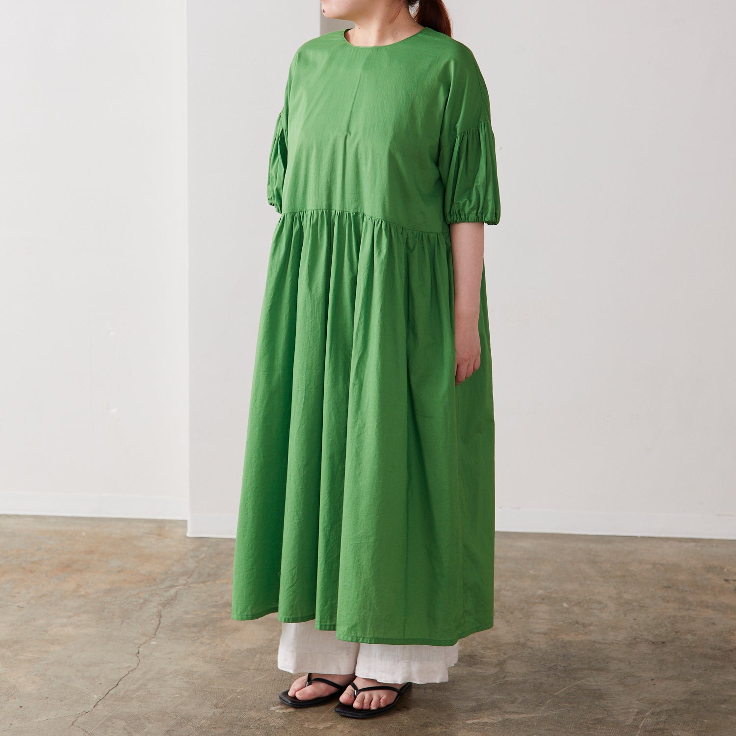 Nuno to Mono Cotton Washed Lawn - Green YKA-590-1