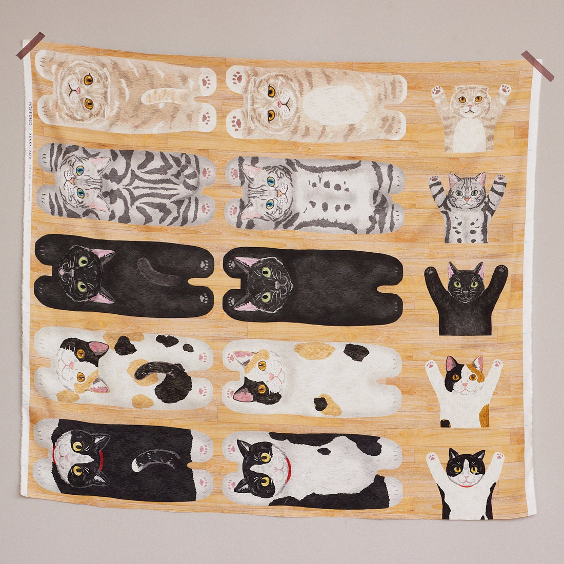 Home Deco Cat Friends Wood Sheeting