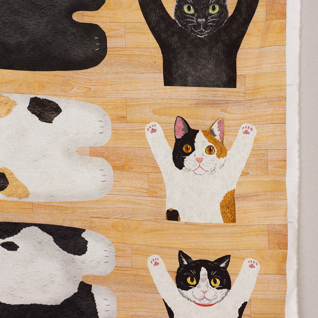 Home Deco Cat Friends Wood Sheeting