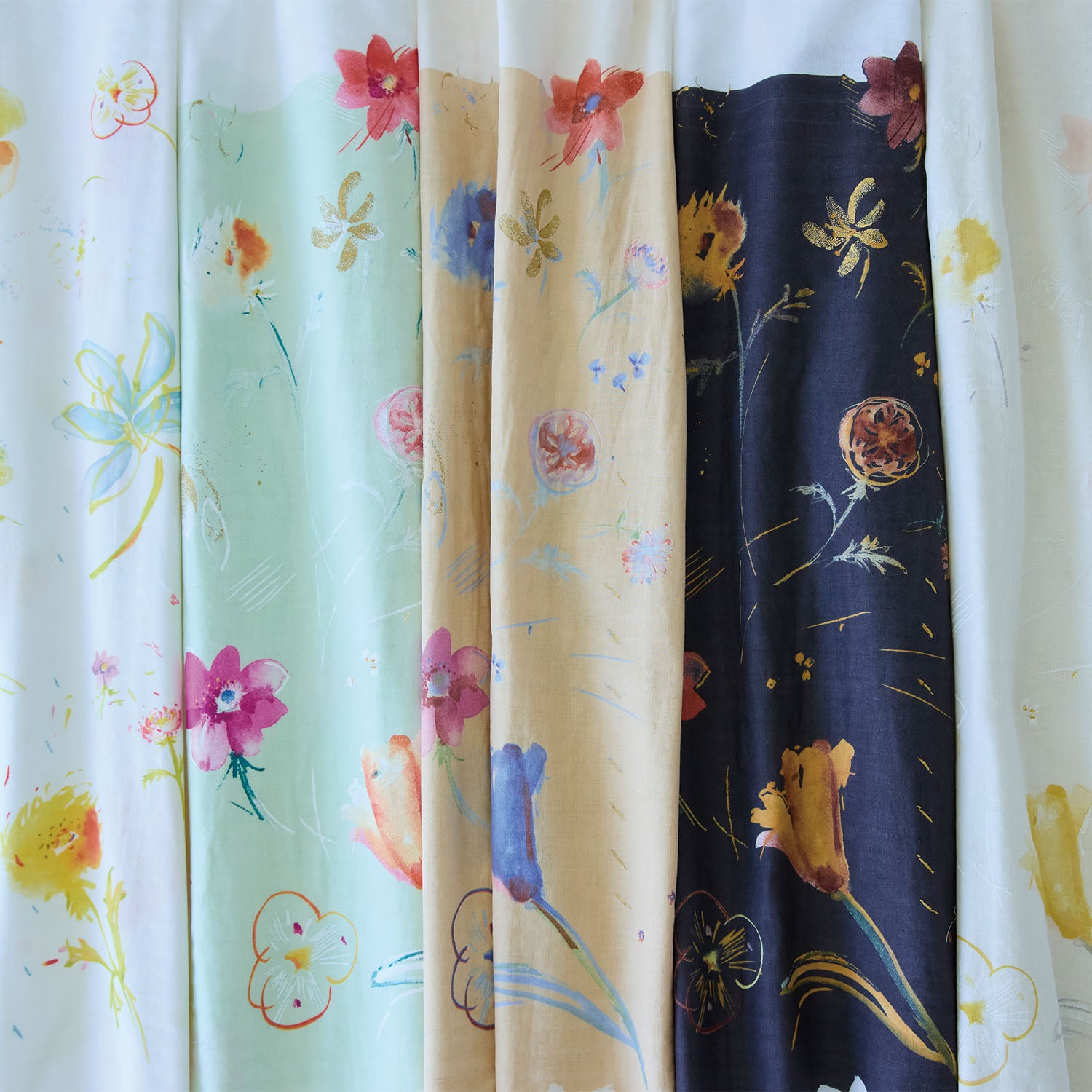 タオル rina nani IRO Hana no toki niwa Organic Cotton Double Gauze | Kokka Fabrics