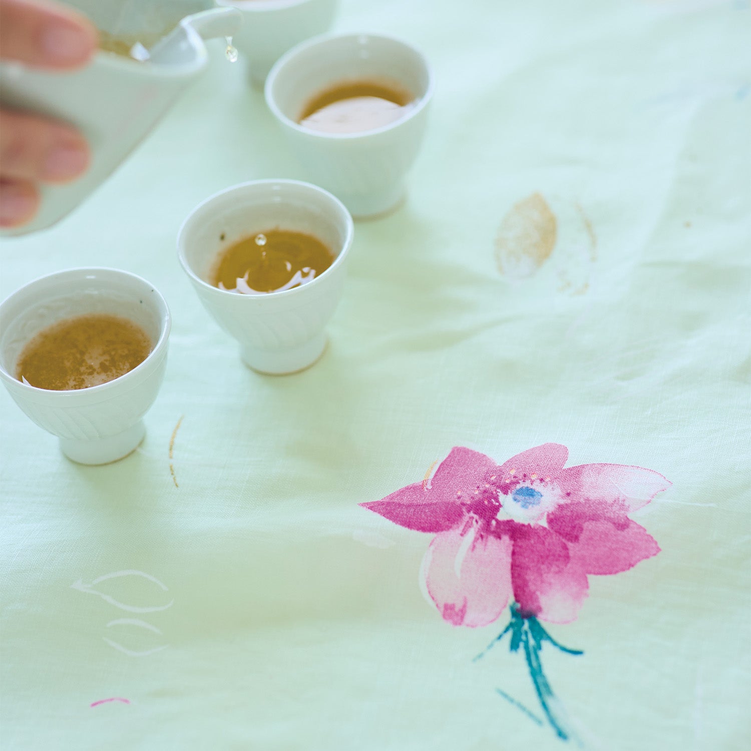 nani IRO Hana no toki niwa Organic Cotton Double Gauze EGX-11440-1