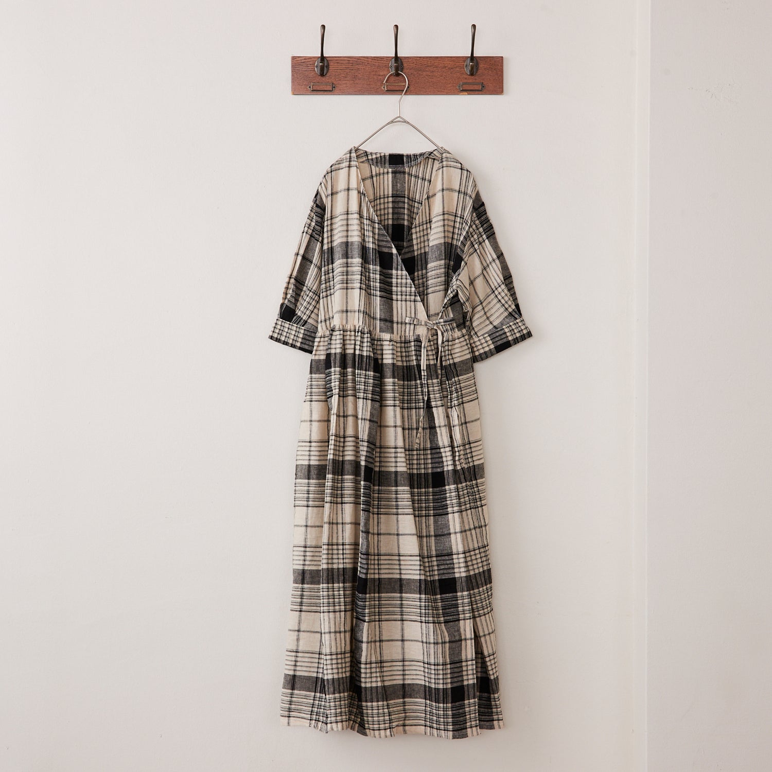 Yarn Dyed Linen Cotton Blend Banshu-ori Check Fabric